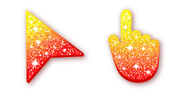 Fire Flame Glittercustom cursor pack