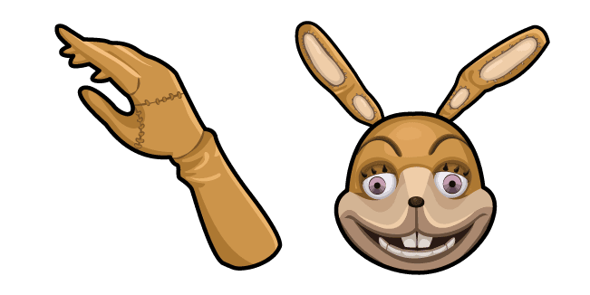 Five Nights at Freddy's Glitchtrapcustom cursor pack