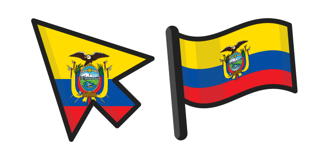 Flag of Ecuadorcustom cursor pack