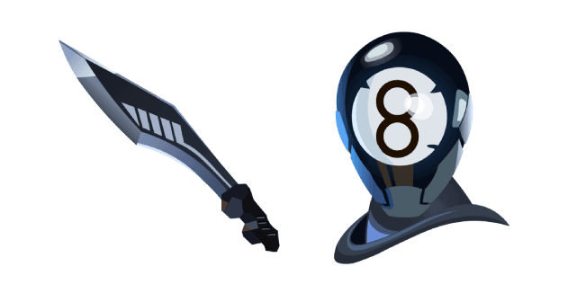 Fortnite 8-Ball vs Scratch Skin Bank Shotscustom cursor pack