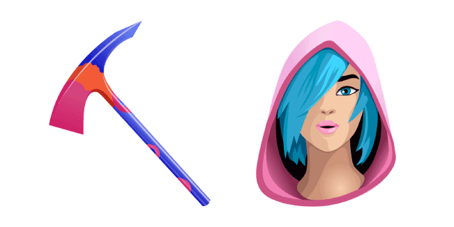 Fortnite Iris Skin Pop Axecustom cursor pack