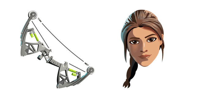 Fortnite Lara Croftcustom cursor pack