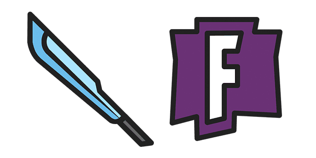 Fortnite Slice n' Dice Sword custom cursor pack