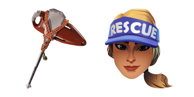 Fortnite Sun Strider Skin Rescue Paddle Pickaxecustom cursor pack