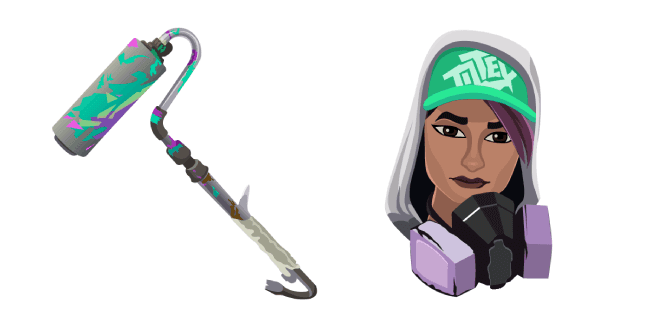 Fortnite Teknique Skin and Renegade Rollercustom cursor pack