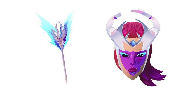 Fortnite The Cube Queen and Reality Rendercustom cursor pack