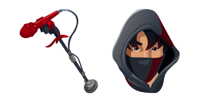 Fortnite iKONIK Skin Red Lead Swinger Pickaxecustom cursor pack