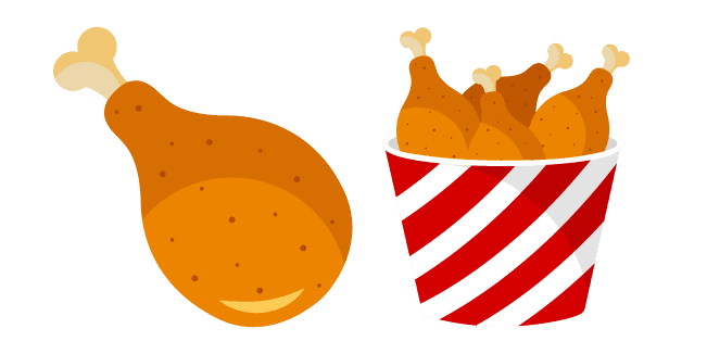 Fried Chicken Leg Bucketcustom cursor pack