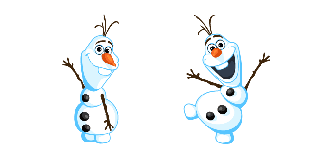 Frozen Olafcustom cursor pack