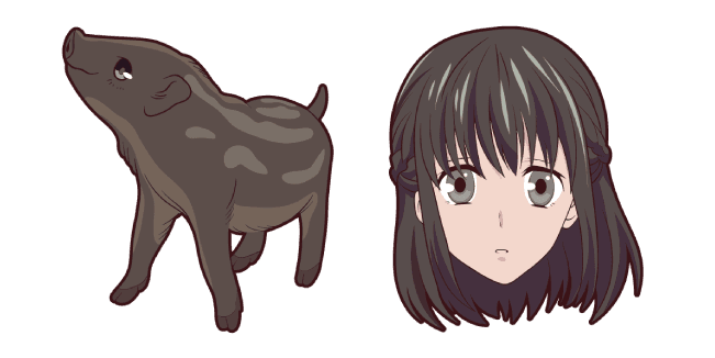 Fruits Basket Kagura Sohmacustom cursor pack