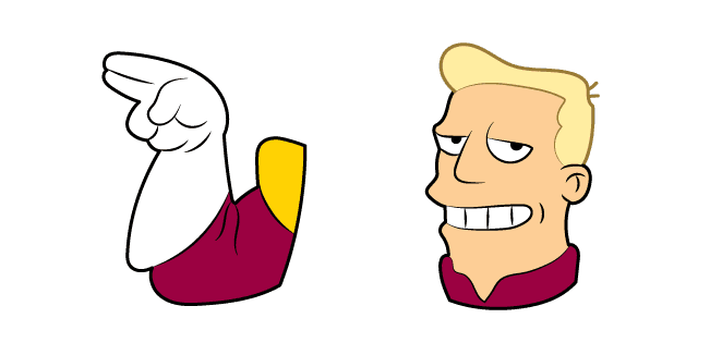 Futurama Zapp Brannigancustom cursor pack