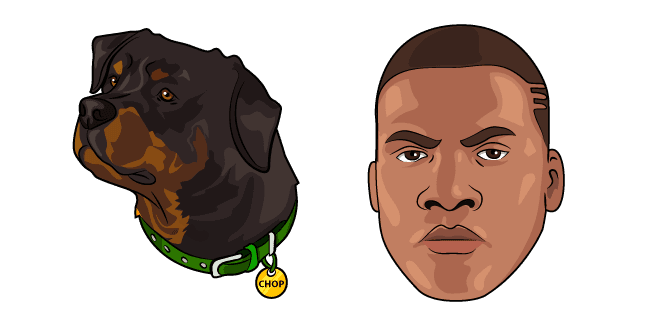 GTA 5 Franklin and Chopcustom cursor pack