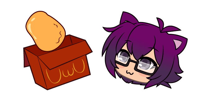 Gacha Life Bex and Chicken Nuggetscustom cursor pack