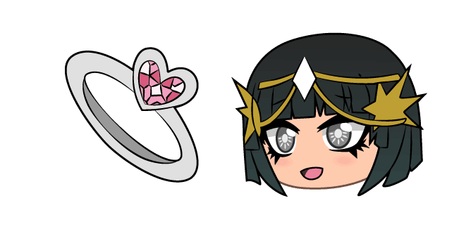 Gacha Life Kleopatra and Love Ringcustom cursor pack