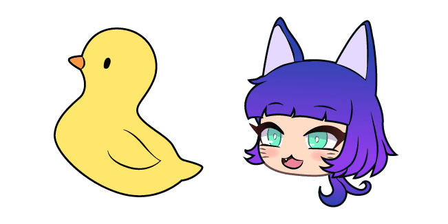 Gacha Life Lado and Duckycustom cursor pack