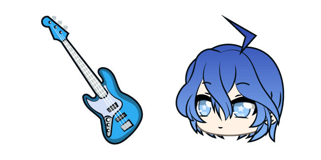 Gacha Life Luca and Guitarcustom cursor pack