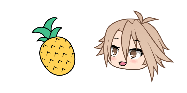 Gacha Life Sandy and Pineapplecustom cursor pack