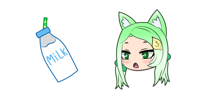 Gacha Life Serenity and Milkcustom cursor pack