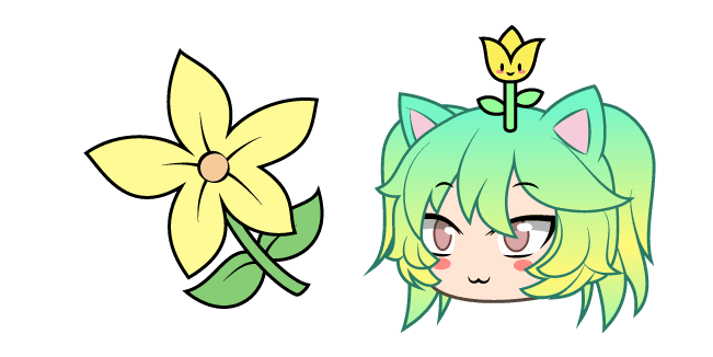 Gacha Life Spring and Daffodilcustom cursor pack