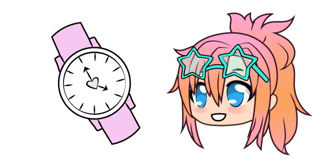 Gacha Life Summer and Watchcustom cursor pack