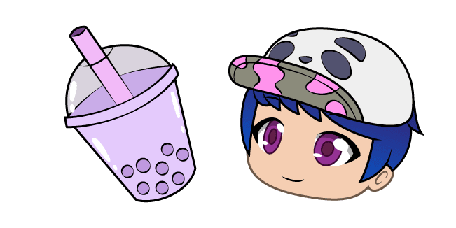 Gacha Life SuperBrian25 and Bubble Teacustom cursor pack