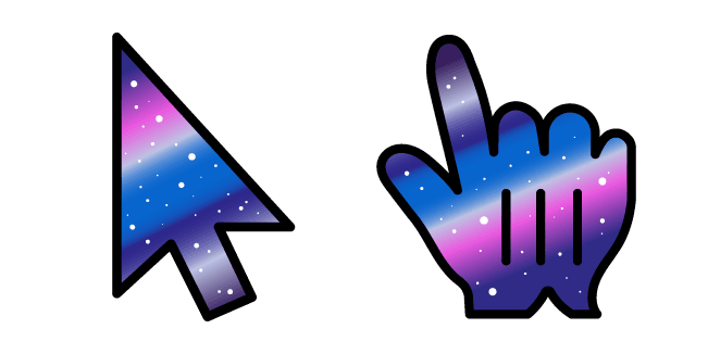 Galaxy Gradientcustom cursor pack