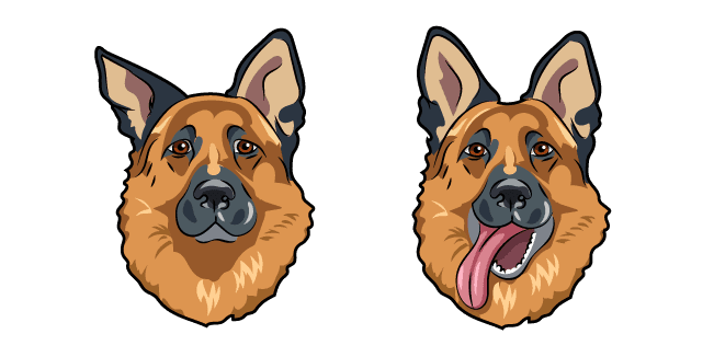 German Shepherd Dogcustom cursor pack