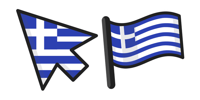 Greece Flagcustom cursor pack