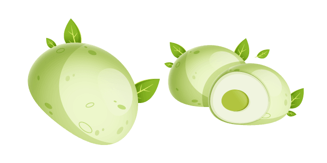 Green Moti Mochi Cakescustom cursor pack