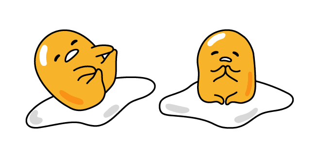 Gudetama Yogacustom cursor pack