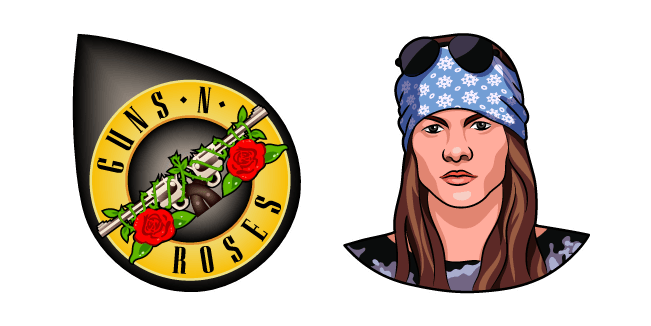 Guns N' Roses Axl Rosecustom cursor pack