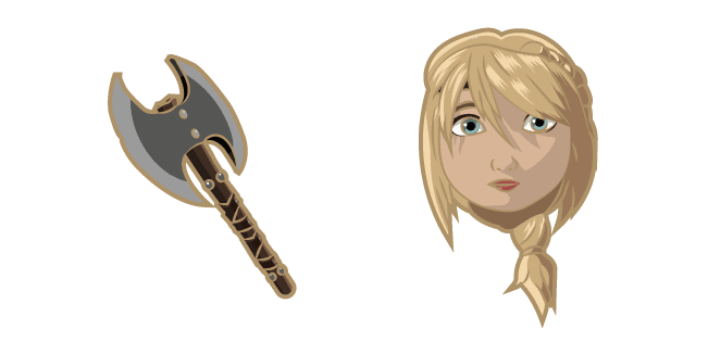 HTTYD Astrid Hoffersoncustom cursor pack