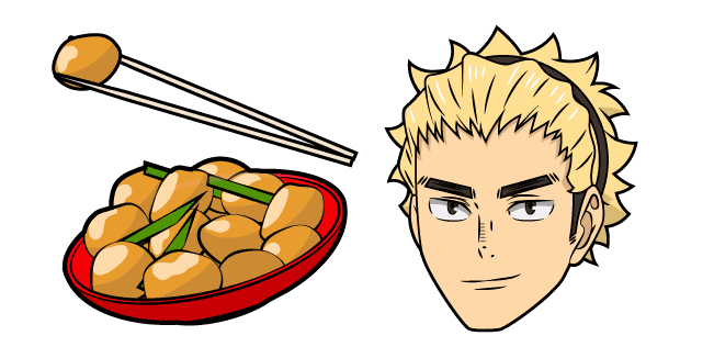 Haikyuu!! Keishin Ukai and Konnyaku Dumplingscustom cursor pack