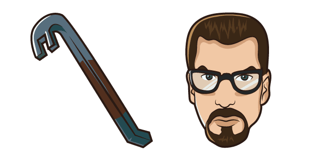 Half-Life Gordon Freeman Crowbarcustom cursor pack