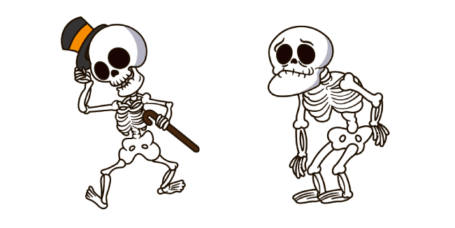 Halloween Funny Skeletoncustom cursor pack