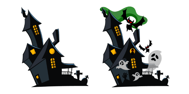 Halloween Haunted Housecustom cursor pack