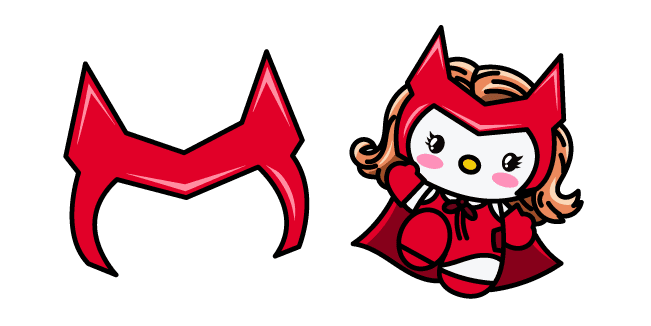 Hello Kitty Marvel Wanda Maximoffcustom cursor pack