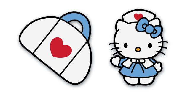 Hello Kitty Nursecustom cursor pack