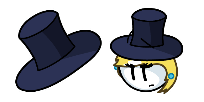 Henry Stickmin Earrings and Top Hatcustom cursor pack