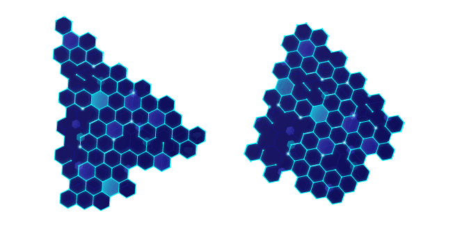 Hexagonal Modern Technologycustom cursor pack