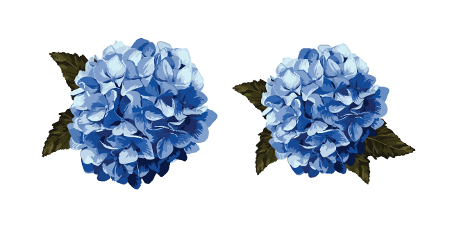 Hydrangea aka Hortensiacustom cursor pack