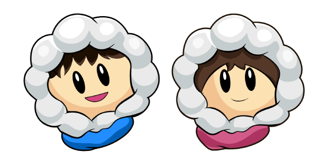 Ice Climber Popo And Nanacustom cursor pack