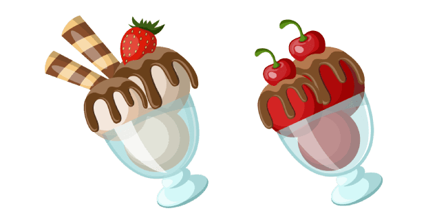 Ice Cream Dessertcustom cursor pack