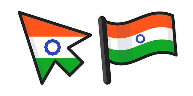 India Flagcustom cursor pack