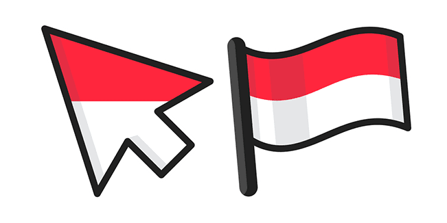 Indonesia Flagcustom cursor pack