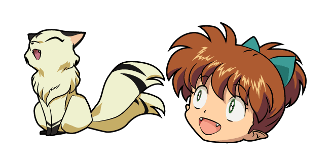 InuYasha Shippo and Kiraracustom cursor pack