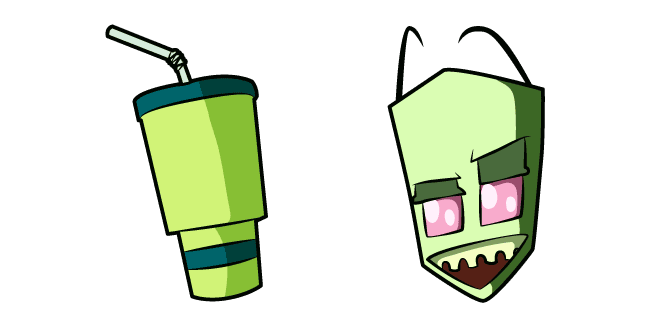 Invader Zim Almighty Tallest Redcustom cursor pack