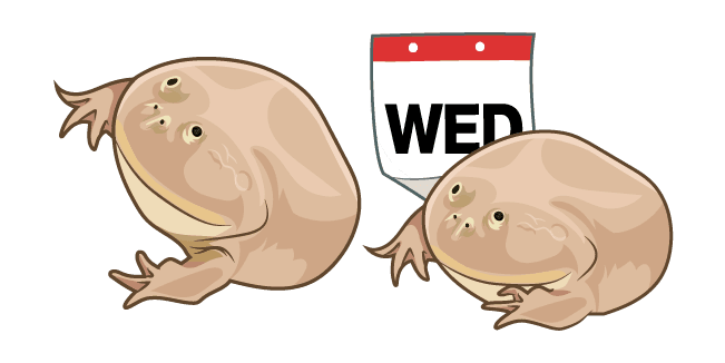 It Is Wednesday My Dudes Memecustom cursor pack