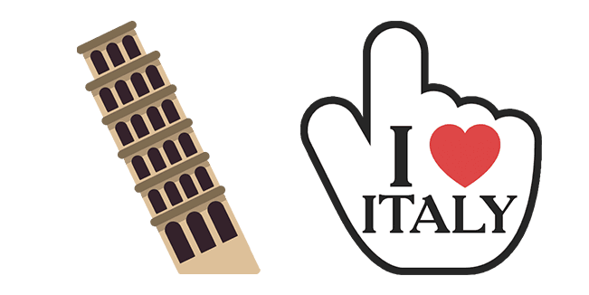 Italy Tower of Pisacustom cursor pack