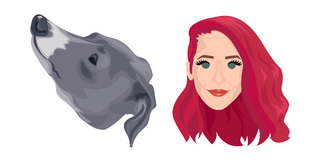 Jenna Marbles and Kermit the Dogcustom cursor pack